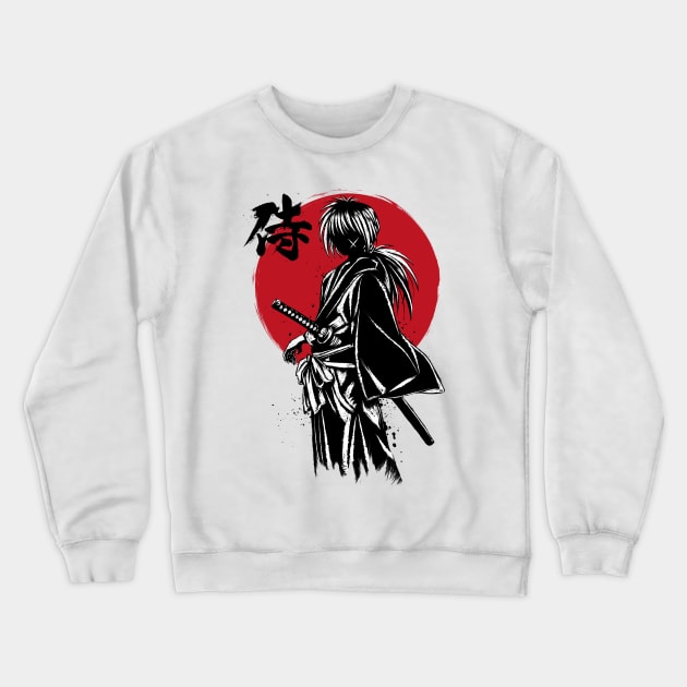 Kenshin sumi e Crewneck Sweatshirt by DrMonekers